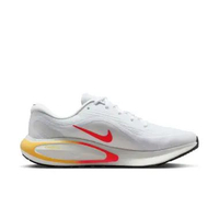 NIKE Men Running Journey Run Road Shoes Sepatu Lari Pria [FN0228-110] 7 White/Bright Crimson-Spruce 