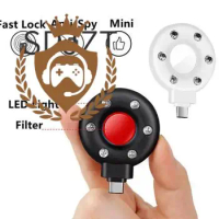 1pc Anti Candid Camera Detector USB-C For Outdoor Travel Hotel Rental Anti-Theft Camera LED IR Alarm Hidden Camera Detector