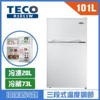 TECO東元 101L 一級定頻雙門電冰箱 R1011W