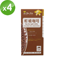 【BeeZin康萃】 美活非洲芒果輕孅咖啡 榛果口味 x4盒(7包/盒)