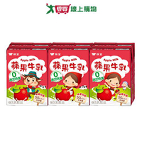 味全極品限定蘋果牛乳200ML x6入【愛買】