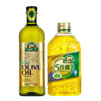 得意的一天 100%義大利橄欖油1L+五珍寶2L