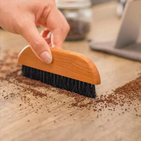 Sikat Meja Bar Kopi Cleaning Powder Brush Coffee Bar Horsehair