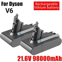 21.6V 98000mAh Replacement Battery for Dyson Li-ion Vacuum Cleaner SV09 SV07 SV03 DC58 DC61 DC62 DC74 V6 965874-02 Animal Bat