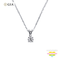 彩糖鑽工坊 GIA 鑽石 30分 F/SI2 EX車工 四爪鑽石項鍊
