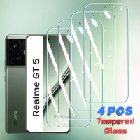 4Pcs Tempered Glass For Realme GT Neo 3T 2T 5 3 2 GT5 GT3 GT2 Pro 5 SE Cover Screen Protector Realme GT 5 3 2 Protective Glass