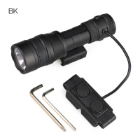Tactical Flashlight Micro Weapon Light 1000 lumens LED Light with Remote Press Switch Airgun Accessories For Hunting HK15-0155