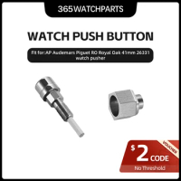 Steel Pusher Button for AP Audemars Piguet Royal Oak 41mm 26331 Automatic Watch