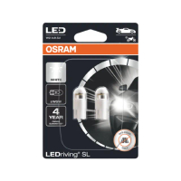 【Osram 歐司朗】2825DWP T10 168 194 W5W LED 6000K燈泡(正白光)