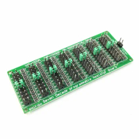 1R - 9999999R Seven Decade Programmable Resistor Resistance Board, Step 1.0R, 1%, 1/2 Watt.