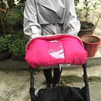 Antifreeze Baby Stroller Warmer Gloves Thicken Mitten Stroller Accessories Cotto New Dropship