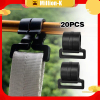 20Pcs Gantungan Hook Klem Pengait Frame Tenda Camping J HoockCantolan Frame Tenda