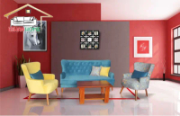 Sofa Set. Sofa Retro. Sofa Vintage. Sofa Ruang Tamu. Minimalis