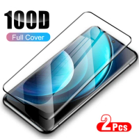 2Pcs Tempered Glass For vivo X100 Pro 2023 screen protector vivox 100 100pro Full glue curved X 100 6.78 inches protective glass