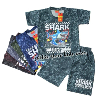 SETELAN BAJU ANAK LAKI VIRAL ANOMALI TRALALA TRALERO HIU BISA PAKAI TOPI TUNG TUNG SAHUR BRAINROT