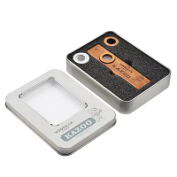 Kazoo kayu Edeline, kazoo flut, kazoo untuk pemasangan gitar dan ukulele, disertakan dengan membran 