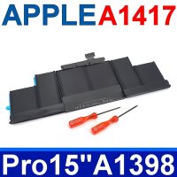 APPLE 蘋果 A1417 電池 A1398 適用型號 MacBook Pro Retina 15 ME664 ME665 MC975 MC976 xx/A 系列