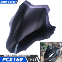 Motorcycle Sports Visor Windshield Windscreen Fits For HONDA PCX160 2019 2020 2021 2022 PCX 160 19 20 21 22