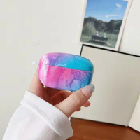 Luxury Marble Pattern Earphone Case For Sony WF-1000XM5 Wireless Earbuds Cover Hard Shockproof Bluetooth Headphone Protector