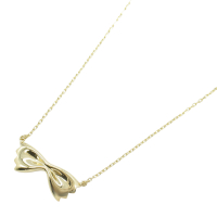 【二手名牌BRAND OFF】MIKIMOTO 御木本 18K黃金 Bow 項鍊
