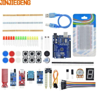 Arduino Uno R3 Project Kit Breadboard DIY Electronic Kits/Electronic Components Consumables R3 Boards