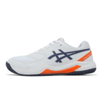 Asics 網球鞋 GEL-Dedicate 8 男鞋 白 藍 橘 支撐 緩衝 運動鞋 亞瑟士 1041A408110