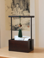 竹製提拿紙巾盒抽紙盒餐巾紙盒收納盒家用客廳餐廳茶幾創意長方形