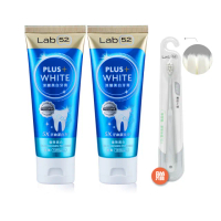 【Lab52 齒妍堂】深層美白牙膏 80gX2入(牙齒美白/抗染專利/含氟牙膏/去牙漬/不刺激/亮白/安心煥白)