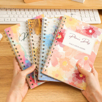 English Daily and Weekly Financial Planner A5 Large Spiral Bound Planner Record household income and