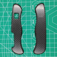 Custom Made 3K Carbon Fiber Scales Handle for 111mm Victorinox Swiss Army Knife
