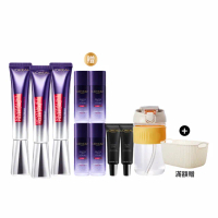 【LOREAL Paris 巴黎萊雅】全新升級玻尿酸眼霜級撫紋精華霜Pro版30ml_3入組(眼霜/紫熨斗)