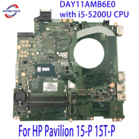 For HP Pavilion 15-P 15T-P Laptop Motherboard 782931-501 782931-001 DAY11AMB6E0 with i5-5200U CPU 100% Fully Tested