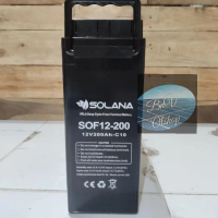 Battery Vrla 12v 200ah Solana model tipis koper SOF12-200 FT