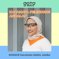 Kacamata [COD] Safety Google Glass Jumbo Las Apd