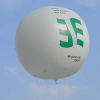 dia 4m Inflatable helium gas for large balloons inflatable outdoor advertising 0.18mm PVC with factory price