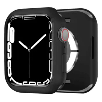 Compatible with Apple Watch Case 45mm 44mm 41mm 40mm Thin Soft TPU Shockproof Bumper iwatch series 3/4/5/6/7/8/9 Accessories