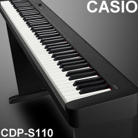 『CASIO 卡西歐』輕巧型可攜式88鍵數位鋼琴 CDP-S110 / 含琴架、琴椅 / 公司貨保固