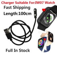 Magnetic charger Cable For smart watch IWO7 Watch IW07 Charger Magnet Suctio 2pin USB Power line Fast Charger Emergency Backup