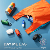 【Ringke】Day-Me Bag 一鍵式快扣尼龍購物袋(Rearth 含扣環和登山扣)