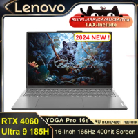 Lenovo YOGA Pro 16s AI 2024 Laptop Intel Ultra 9 185H RTX 4060 8G GPU 32GB 1TB SSD 16 inch 165Hz Screen Computer Notebook New PC
