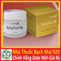 Kem dưỡng da baby face milk lskin Đan Thy cream cấy trắng căng bóng da trắng hồng tự nhiên Skincare 