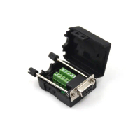 DB9 nữ D-Sub 9 pin mắt vào đầu không Nut không có đầu không