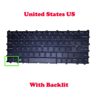 Laptop Backlit Keyboard For MSI Modern 14-C5M Modern 14-C7M MS14JK Modern 14-C11M C12M C13M MS-14J1 English White New