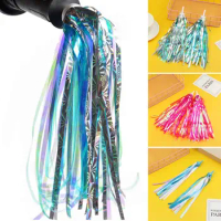 Boys Colorful Cycling Accessories Scooter Parts Tricycle Handlebar Tassels Bike Bicycle Decoration Streamers Tassel