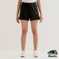 【Roots】Roots女裝- 喚起自然之心系列 輕量毛圈布休閒短褲(鐵灰色)
