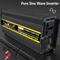 Pure Sine Wave Inverter 3000W 6000W 8000W Power DC 48V to AC 220V 60HZ Portable Power Bank Converter Solar Car Inverters