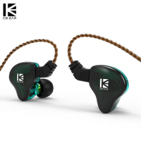 KBEAR KS1 KS2 Wired Earphone Dual Magnetic Circuit Dynamic Gaming Headphones In Ear Monitor Music Earbuds Headset kbear TFZ IEMs