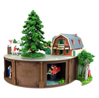 Mini 現貨 Sankei 情景 MK07-40 N規 心之谷的建物.套件