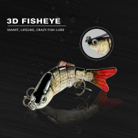 Umpan Pancing Ikan Lifelike Fish Bait Lure 6 Section 10cm 18g