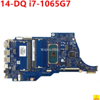Used L70916-601 L70916-001 For HP 14-DQ Laptop Motherboards DA0PADMB8F0 REV: F W/ i7-1065G7 100% Test Function
